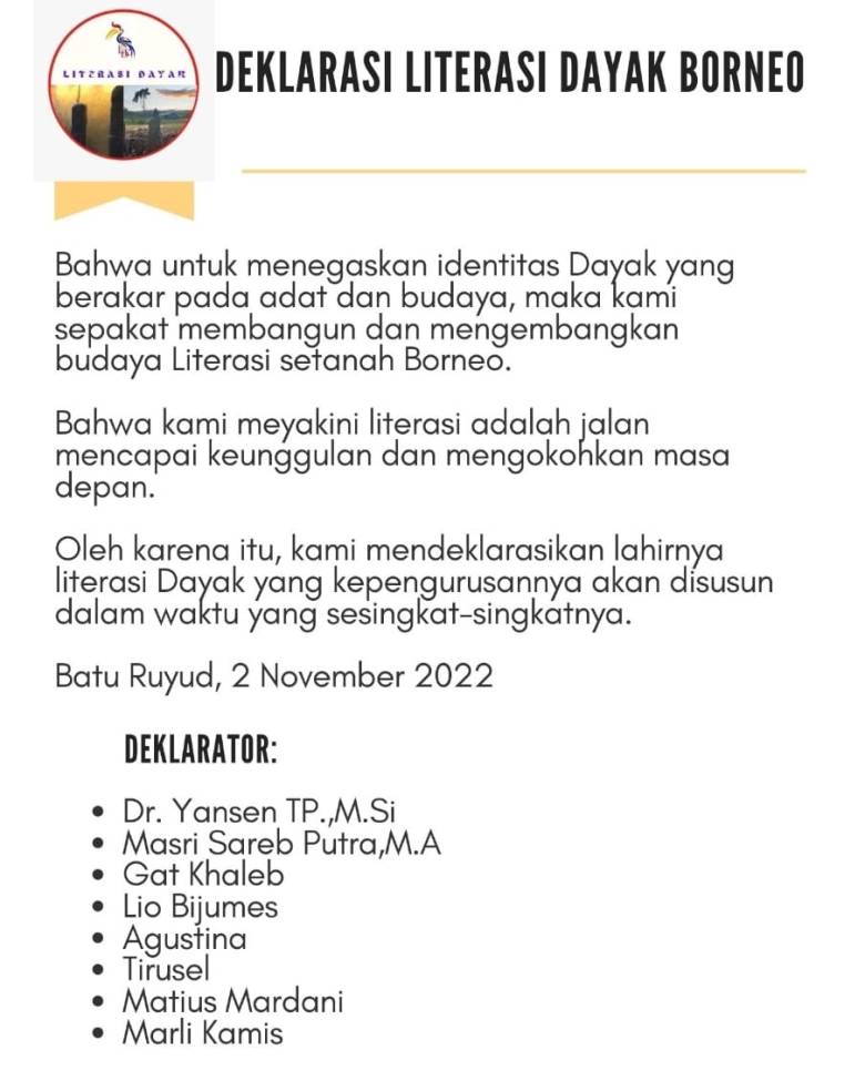Gerakan Literasi: Suara Belantara Borneo